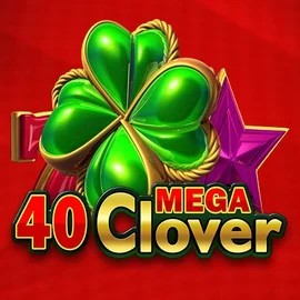 40 Mega Clover by Amusnet Interactive, showcased at billionairecasino.uk – game logo