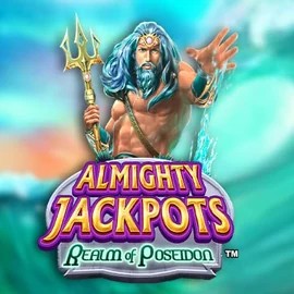 Almighty Jackpots – Realm of Poseidon game by Novomatic – logo hosted on Billionaire Casino