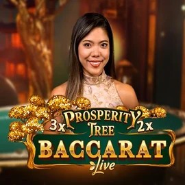 Prosperity Tree Baccarat by Evolution, showcased at billionairecasino.uk – game logo