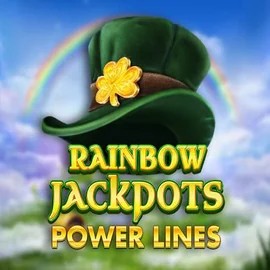 Rainbow Jackpots Power Lines online game logo by Red Tiger Gaming on billionairecasino.uk