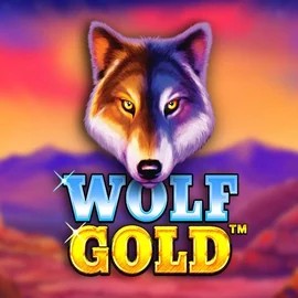 Wolf Gold slot logo by Pragmatic Play at Billionaire Casino